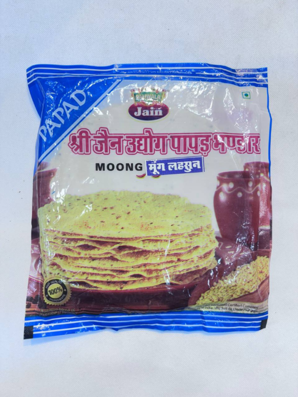 Moong Lehsun Papad
